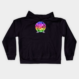 neon epcot Kids Hoodie